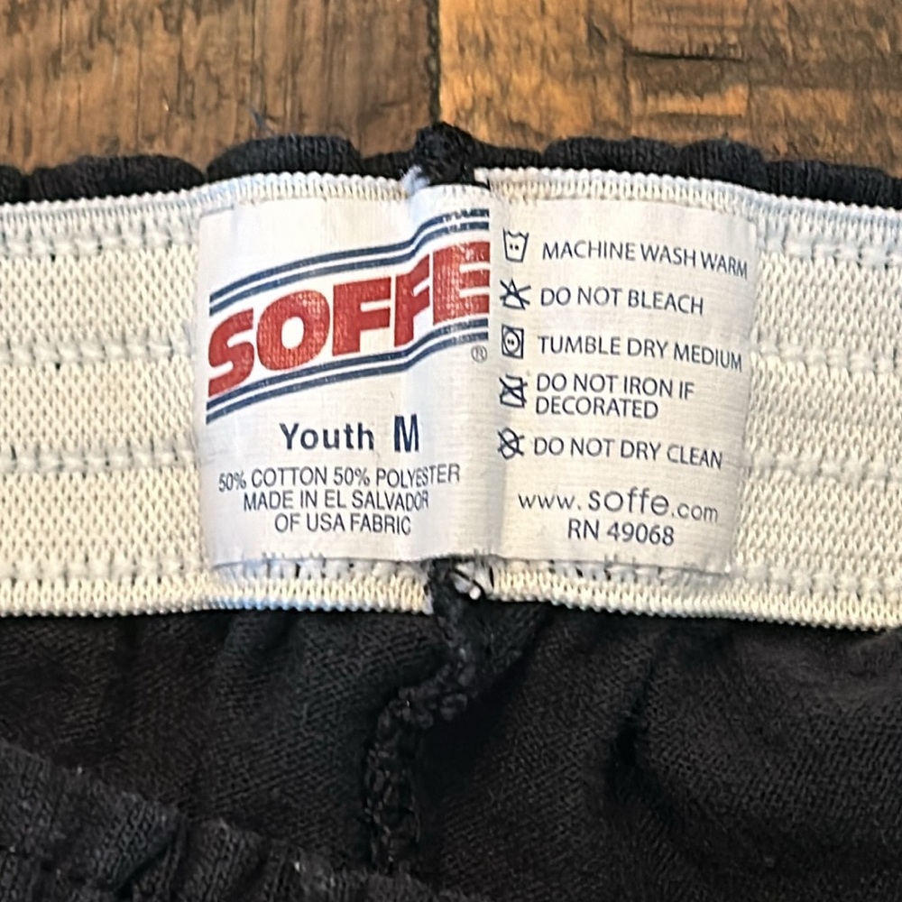 Black Girls Soffe Cotton Shorts Size M / EUC - Picture 3 of 3